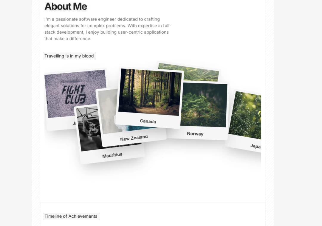 Minimal Portfolio Template